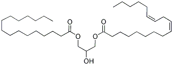 1-PALMITIN-3-LINOLEIN Struktur