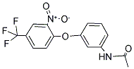 N-(3-(2-NITRO-4-(TRIFLUOROMETHYL)PHENOXY)PHENYL)ETHANAMIDE Struktur