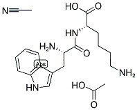 L-TRP-L-LYS CH3COOH CH3CN Struktur