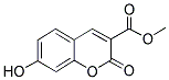 7-HYDROXY-2-OXO-2H-CHROMENE-3-CARBOXYLIC ACID METHYL ESTER Struktur