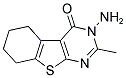 3-AMINO-2-METHYL-5,6,7,8-TETRAHYDRO-3H-BENZO[4,5]THIENO[2,3-D]PYRIMIDIN-4-ONE Struktur