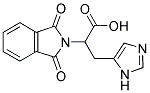 2-(1,3-DIOXO-1,3-DIHYDRO-2H-ISOINDOL-2-YL)-3-(1H-IMIDAZOL-5-YL)PROPANOIC ACID Struktur