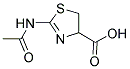 2-ACETYLAMINO-4,5-DIHYDRO-THIAZOLE-4-CARBOXYLIC ACID Struktur