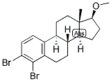 1, 3, 5(10)-ESTRATRIEN-3, 4-BROMO-17BETA-2-METHYL ETHER Struktur