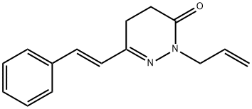 2-ALLYL-6-STYRYL-4,5-DIHYDRO-3(2H)-PYRIDAZINONE Struktur