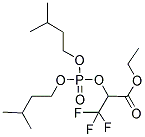 ETHYL 2-([DI(ISOPENTYLOXY)PHOSPHORYL]OXY)-3,3,3-TRIFLUOROPROPANOATE Struktur