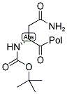 BOC-D-ASN-PAM RESIN Struktur