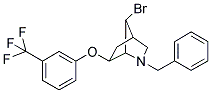 2-BENZYL-7-BROMO-6-[3-(TRIFLUOROMETHYL)PHENOXY]-2-AZABICYCLO[2.2.1]HEPTANE Struktur