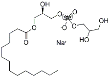 1-MYRISTOYL-2-HYDROXY-SN-GLYCERO-3-[PHOSPHO-RAC-(1-GLYCEROL)] (SODIUM SALT) Struktur