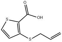 3-(ALLYLSULFANYL)-2-THIOPHENECARBOXYLIC ACID Struktur