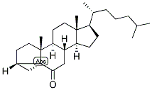 5ALPHA-CHOLESTAN-3ALPHA,5-CYCLO-6-ONE Struktur