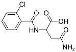 2-(2-CHLORO-BENZOYLAMINO)-SUCCINAMIC ACID Struktur