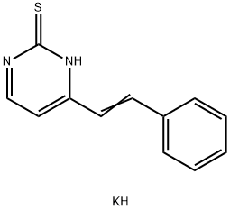 POTASSIUM 4-STYRYL-2-PYRIMIDINETHIOLATE Struktur