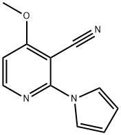 4-METHOXY-2-(1H-PYRROL-1-YL)NICOTINONITRILE Struktur