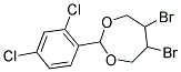 5,6-DIBROMO-2-(2,4-DICHLOROPHENYL)-1,3-DIOXEPANE Struktur