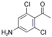 2,6-DICHLORO-4-AMINO ACETOPHENONE Struktur