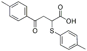 4-(4-METHYLPHENYL)-2-(4-METHYLPHENYLTHIO)-4-OXOBUTANOIC ACID Struktur