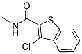 3-CHLORO-N-METHYL-1-BENZOTHIOPHENE-2-CARBOXAMIDE Struktur