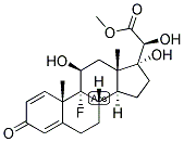 1,4-PREGNADIEN-9-ALPHA-FLUORO-11-BETA, 17,20-BETA-TRIOL-3-ONE 21-CARBOXYLIC ACID METHYL ESTER Struktur