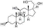 5-BETA-PREGNAN-3-BETA, 11-BETA, 20-ALPHA, 21-TETROL Struktur