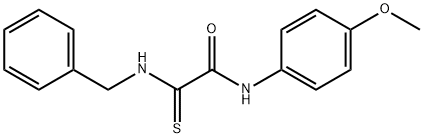 2-(BENZYLAMINO)-N-(4-METHOXYPHENYL)-2-THIOXOACETAMIDE Struktur