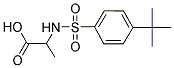 2-[[(4-TERT-BUTYLPHENYL)SULFONYL]AMINO]PROPANOIC ACID Struktur