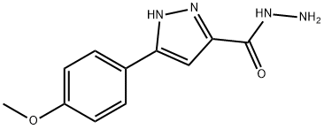 3-(4-METHOXYPHENYL)-1H-PYRAZOLE-5-CARBOHYDRAZIDE Struktur