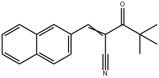 2-(2,2-DIMETHYLPROPANOYL)-3-(2-NAPHTHYL)PROP-2-ENENITRILE Structure