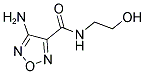 4-AMINO-N-3'-(2-HYDROXYETHYL)-1,2,5-OXADIAZOLE-3-CARBOXAMIDE Struktur