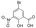 5-BROMO-3-NITROSALICYLIC ACID Struktur