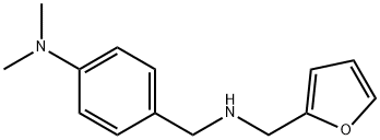 N-[4-(DIMETHYLAMINO)BENZYL]-N-(2-FURYLMETHYL)AMINE Struktur