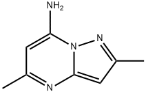 2,5-DIMETHYLPYRAZOLO[1,5-A]PYRIMIDIN-7-AMINE Struktur