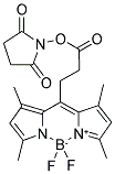 4,4-DIFLUORO-1,3,5,7-TETRAMETHYL-4-BORA-3A,4A-DIAZA-S-INDACENE-8-PROPIONIC ACID, SUCCINIMIDYL ESTER Struktur