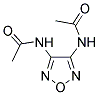 N-(4-ACETYLAMINO-FURAZAN-3-YL)-ACETAMIDE Struktur