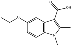 5-ETHOXY-1,2-DIMETHYL-1H-INDOLE-3-CARBOXYLIC ACID Struktur