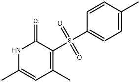 4,6-DIMETHYL-3-[(4-METHYLPHENYL)SULFONYL]-2(1H)-PYRIDINONE Struktur