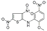 N2-(2-METHOXY-5-NITROPHENYL)-3,5-DINITROTHIOPHEN-2-AMINE Struktur