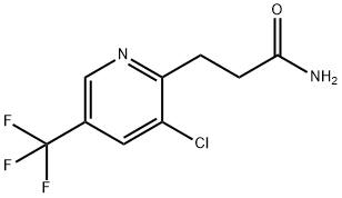 3-[3-CHLORO-5-(TRIFLUOROMETHYL)-2-PYRIDINYL]PROPANAMIDE Struktur