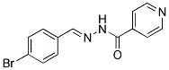 N'-[(1E)-(4-BROMOPHENYL)METHYLENE]ISONICOTINOHYDRAZIDE Struktur