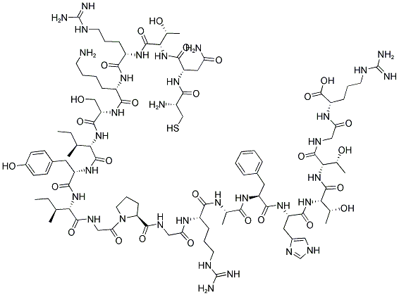 CYS-ASN-THR-ARG-LYS-SER-ILE-TYR-ILE-GLY-PRO-GLY-ARG-ALA-PHE-HIS-THR-THR-GLY-ARG Struktur