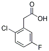 2-CHLORO-5-FLUOROPHENYLACETIC ACID Struktur