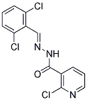 N'3-(2,6-DICHLOROBENZYLIDENE)-2-CHLOROPYRIDINE-3-CARBOHYDRAZIDE Struktur