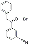 1-[2-(3-CYANOPHENYL)-2-OXOETHYL]PYRIDINIUM BROMIDE Struktur