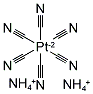 AMMONIUM HEXATHIOCYANOPLATINATE (IV) Struktur