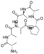 L-ALA-ALA-ALA-L-PRO-L-ALA-ALA Struktur