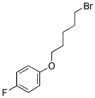 1-BROMO-5-(4'-FLUOROPHENOXY)PENTANE Struktur