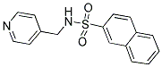 (2-NAPHTHYLSULFONYL)(4-PYRIDYLMETHYL)AMINE Struktur