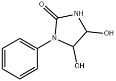 4,5-DIHYDROXY-1-PHENYL-IMIDAZOLIDIN-2-ONE Struktur