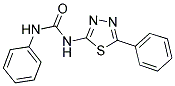 N-PHENYL-N'-(5-PHENYL-1,3,4-THIADIAZOL-2-YL)UREA Struktur