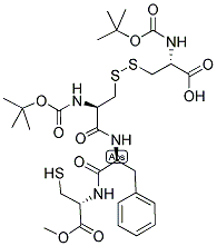 BOC-CYSTINE-PHE-CYSTEINE-OME Struktur